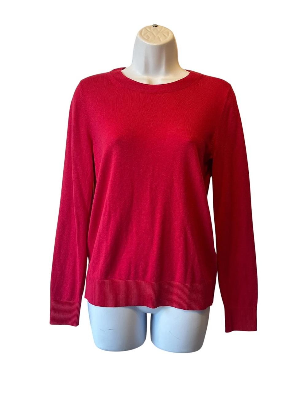 Banana Republic pullover NWT Forever Sweater XS Fuchsia pink Crew neck Womens - Picture 2 of 7